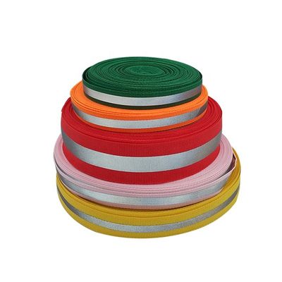 反射ポリプロピレンのウェビング20mm 25mm縫うバックパックの衣服のための50mm