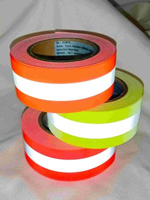 Scotchliteの反射物質的な炎- Workwearのための抑制反射テープ銀2インチ