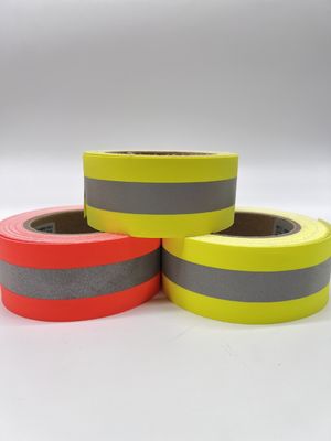 5cm 7.5cm 黄色 銀 黄色 色 防火 反射帯 安全着用