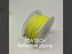 反射性織物ロール 熱活性粘着剤でポリエステル 視力